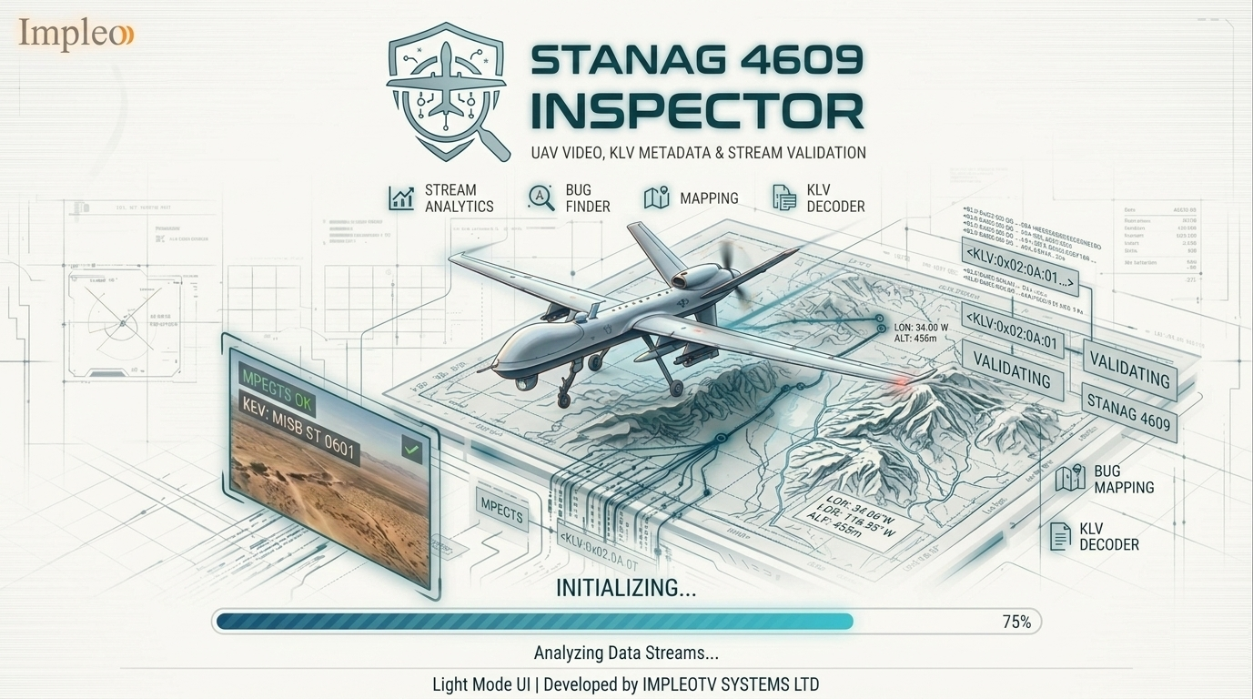 STANAG4609 Inspector application splash screen